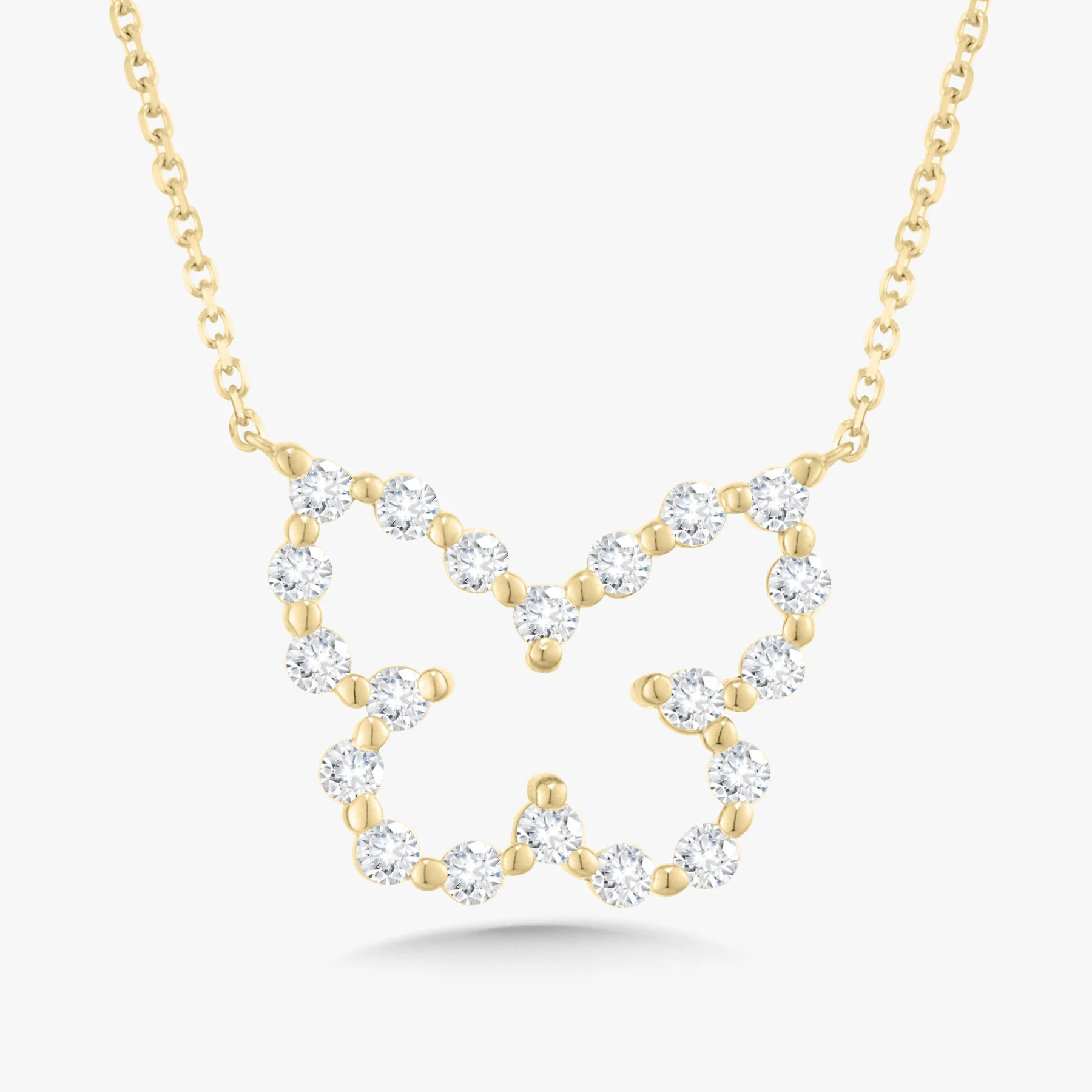 Little Posie Charlie Cloud® Floating Diamond Butterfly Necklace 0.70 ctw | RW Fine Jewelry