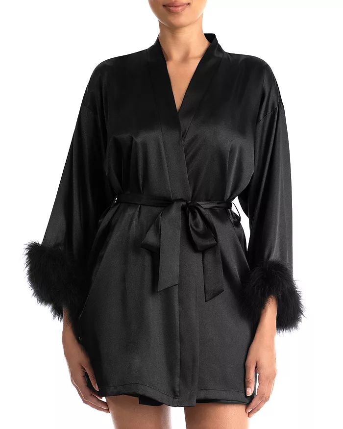 In Bloom by Jonquil Noelle Feather Trim Robe Women - Bloomingdale's | Bloomingdale's (US)