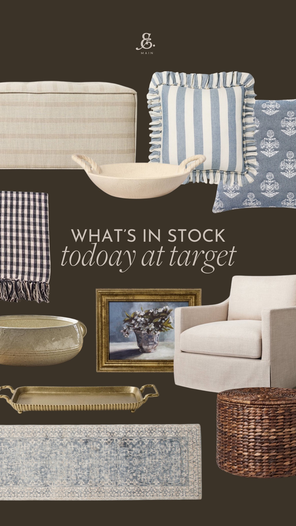 what’s in stock today at target 

amazon home, amazon finds, walmart finds, walmart home, affordable home, amber interiors, studio mcgee, home roundup 

#LTKHome