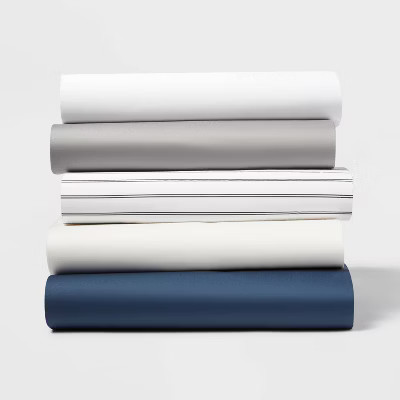 400 Thread Count Performance Fitted Sheet - Threshold™ | Target