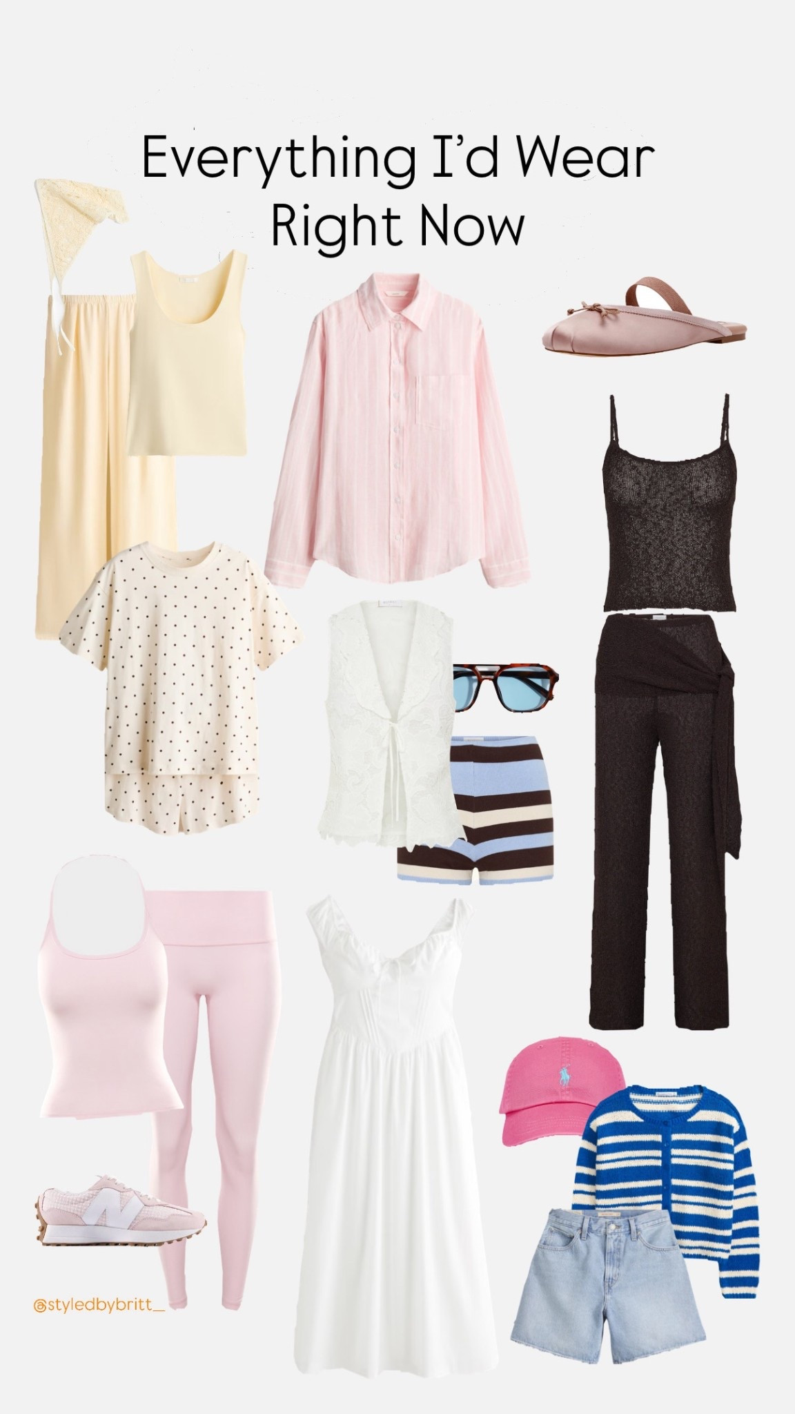 Current shopping list and the pieces I’m living in lately ✨ Easy, elevated staples I keep reaching for on repeat — effortless layers, everyday basics, chic accessories, and versatile pieces that make getting dressed feel easy. The kind of finds that work for real life, busy days, casual plans, and everything in between. Closet staples, everyday essentials, wearable fashion, elevated basics, neutral style, effortless dressing, capsule wardrobe pieces, chic everyday style, cool girl staples, must-have finds, current favorites, on-repeat outfits, LTK finds, everyday outfit formula. Linked in LTK 🤍

#shoppinglist #currentfavorites #ltkfinds #everydaystyle #closetstaples #elevatedbasics #neutralstyle #capsulewardrobe #fashionfinds #coolgirlstyle #everydayessentials #wearablefashion #onrepeat #casualchic

#LTKsummer #LTKfamily #LTKstyletip