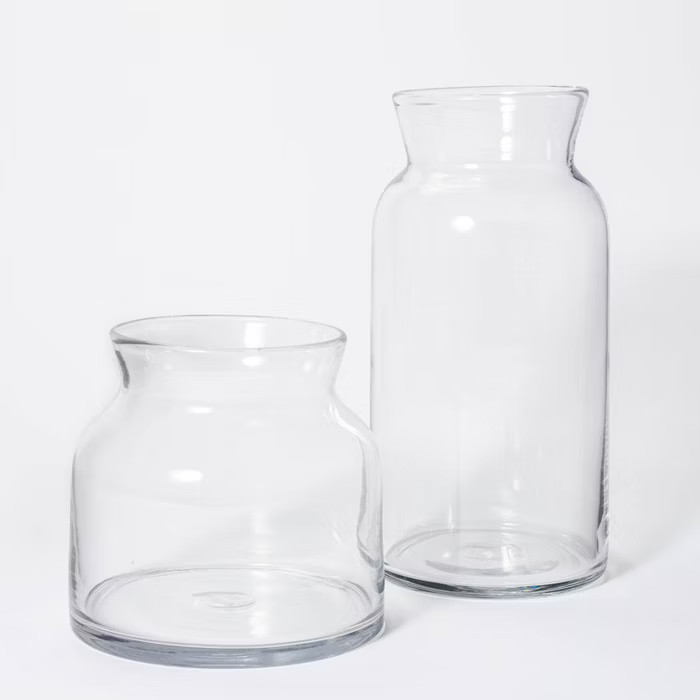 14" x 7" Tall Glass Vase - Threshold™ designed with Studio McGee | Target