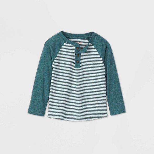 Toddler Boys' Confetti Striped T-Shirt - Cat & Jack™ Green | Target