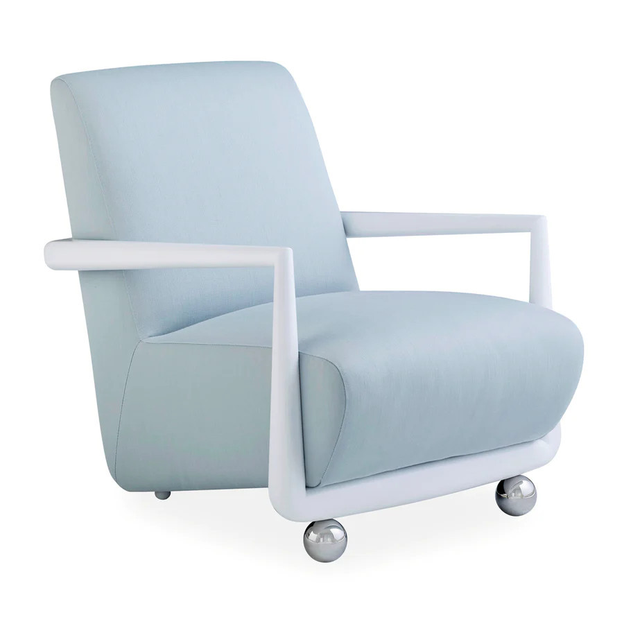 St. Germain Club Chair in Tussah Sky | Jonathan Adler US