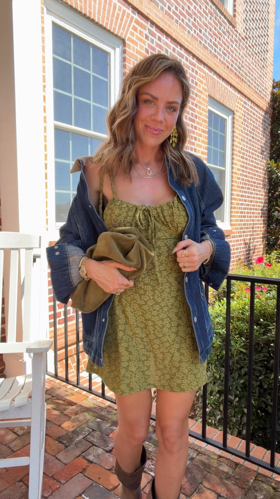 This target early fall outfit! Xs jacket small dress

#LTKdayinmylife #LTKootd #LTKgrwm