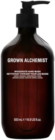 Grown Alchemist Invigorate Hand Wash – Liquid Hand Soap with Aloe, Sweet Orange, Cedarwood & Sa... | Amazon (US)