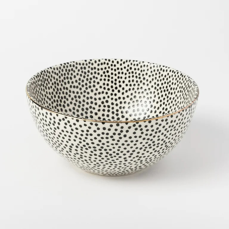 Thyme & Table Assorted Dot & Riley Collections 2-Piece Ceramic Large Bowls | Walmart (US)