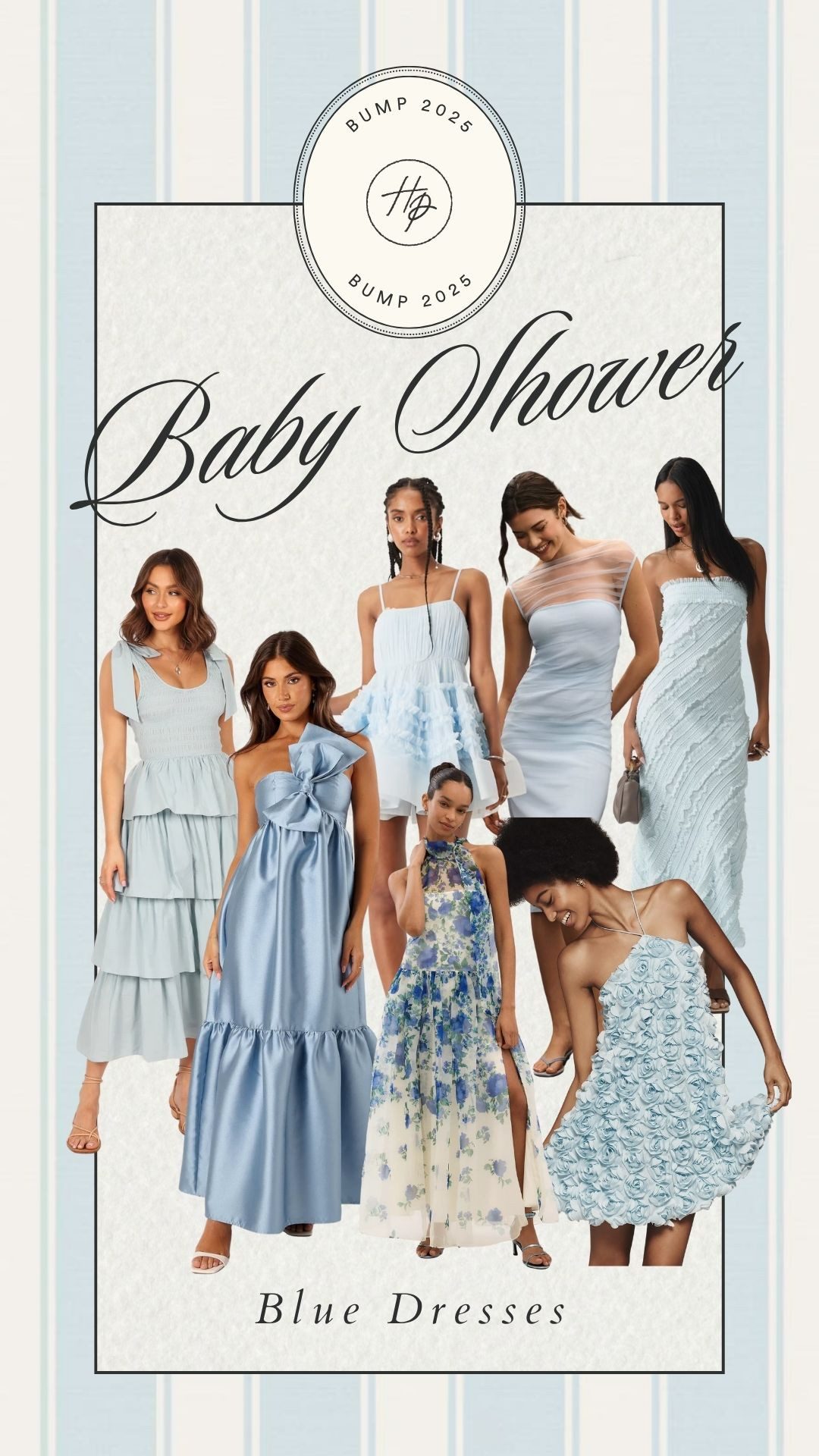 Blue baby shower dresses!  

 #LTKStyleTip #LTKBaby #LTKBump