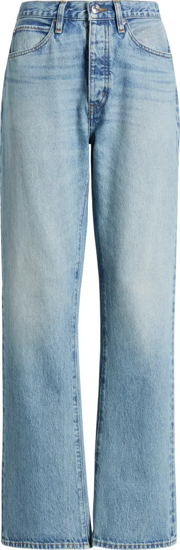 The Vertical High Waist Relaxed Straight Leg Jeans | Nordstrom