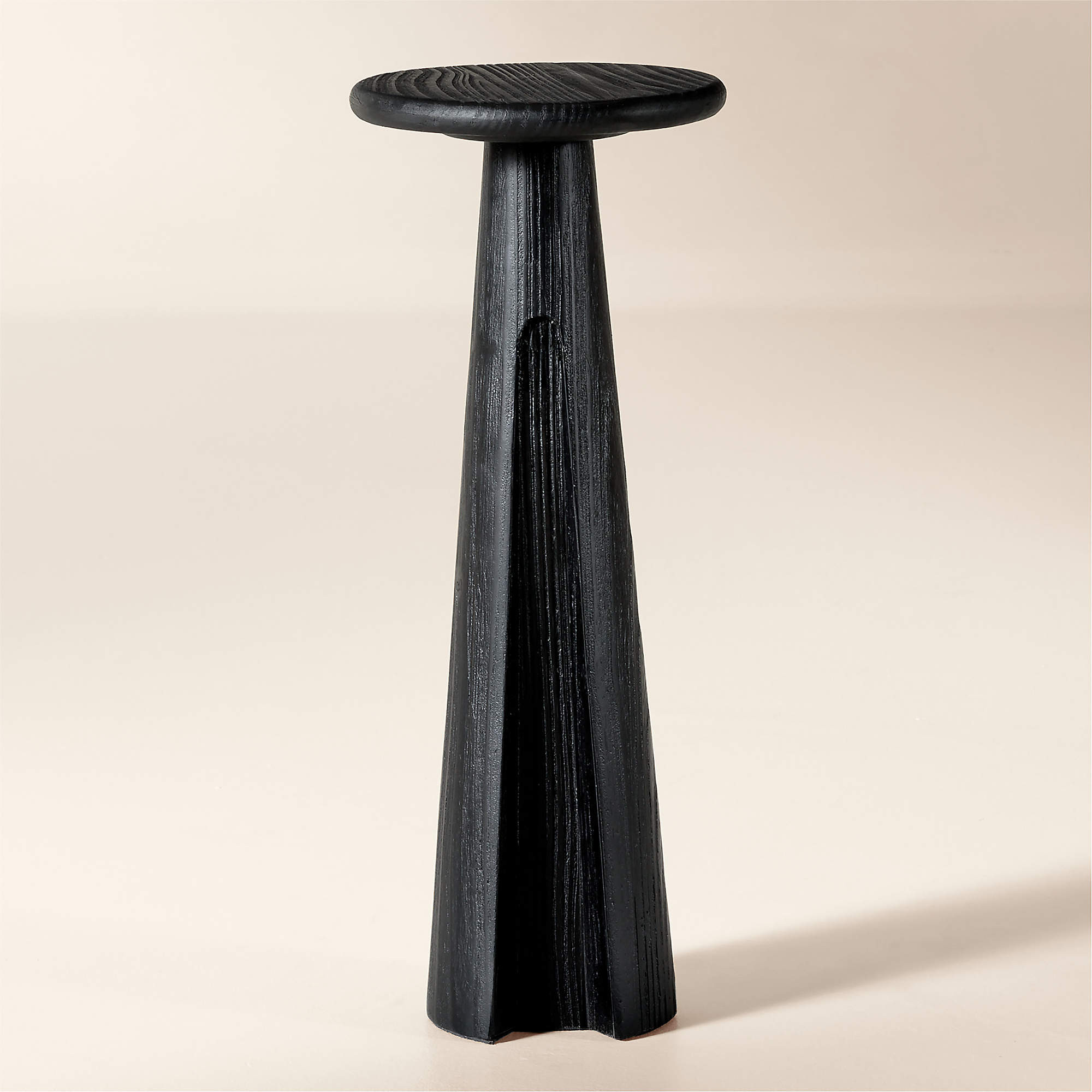Ciccio Black Wood Side Table + Reviews | CB2 | CB2