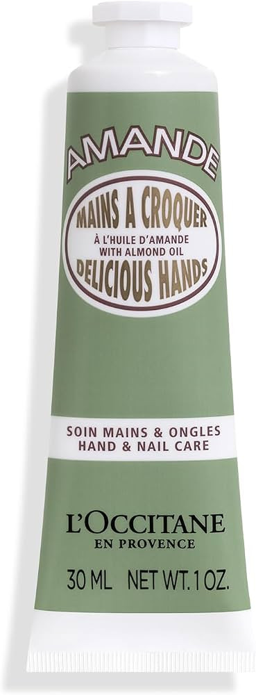 L'OCCITANE Almond Delicious Hand & Nail Cream: Soften hands & Cuticles with Irresistible Almond S... | Amazon (US)