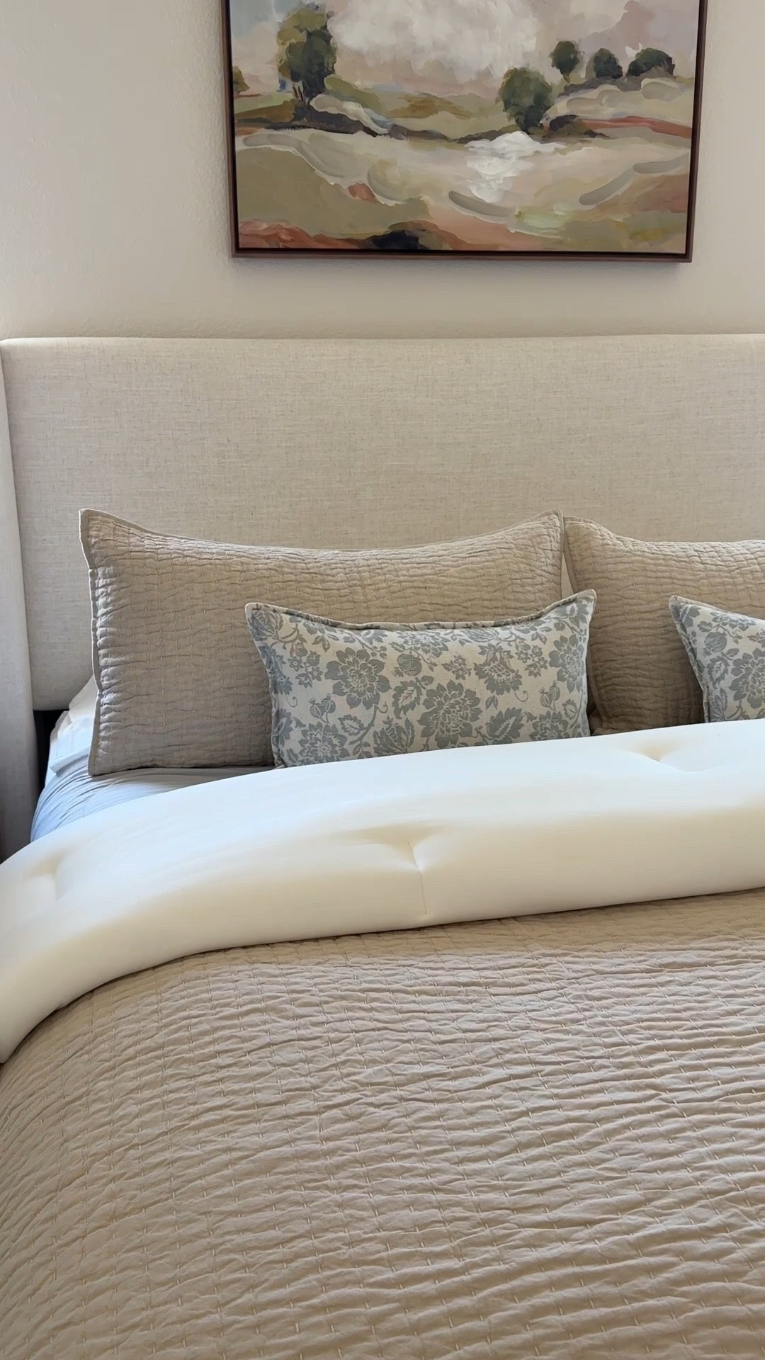 The texture of this @quince quilt and pillow shams is 👌

#LTKHome #LTKmorningroutine #LTKSeasonal