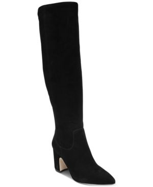 Sam Edelman Hai Knee-High Block-Heel Boots Women's Shoes | Macys (US)