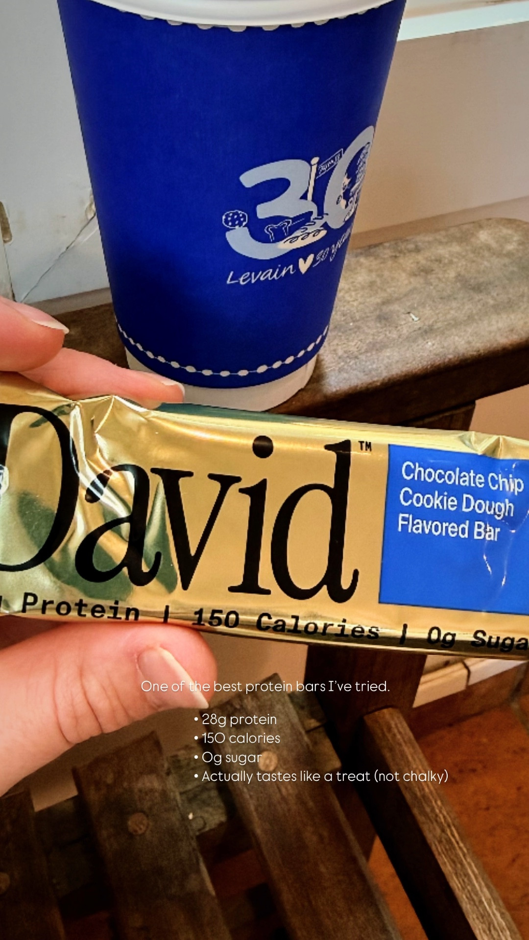 I’m picky with protein bars, but these David Chocolate Chip Cookie Dough Protein Bar ones are seriously good.

Great when you need something quick but still want real protein without the sugar crash. Perfect for travel days, gym days, or when meals get delayed.

#proteinbar #highprotein #proteinsnack #gymfuel #fitmomlife #proteinonthego #healthyliving #balancedlifestyle #snacksmart #gymgirlfuel #ltkfitness #ltkhealth

#LTKfoodie #LTKfitnessgoals #LTKmomlife