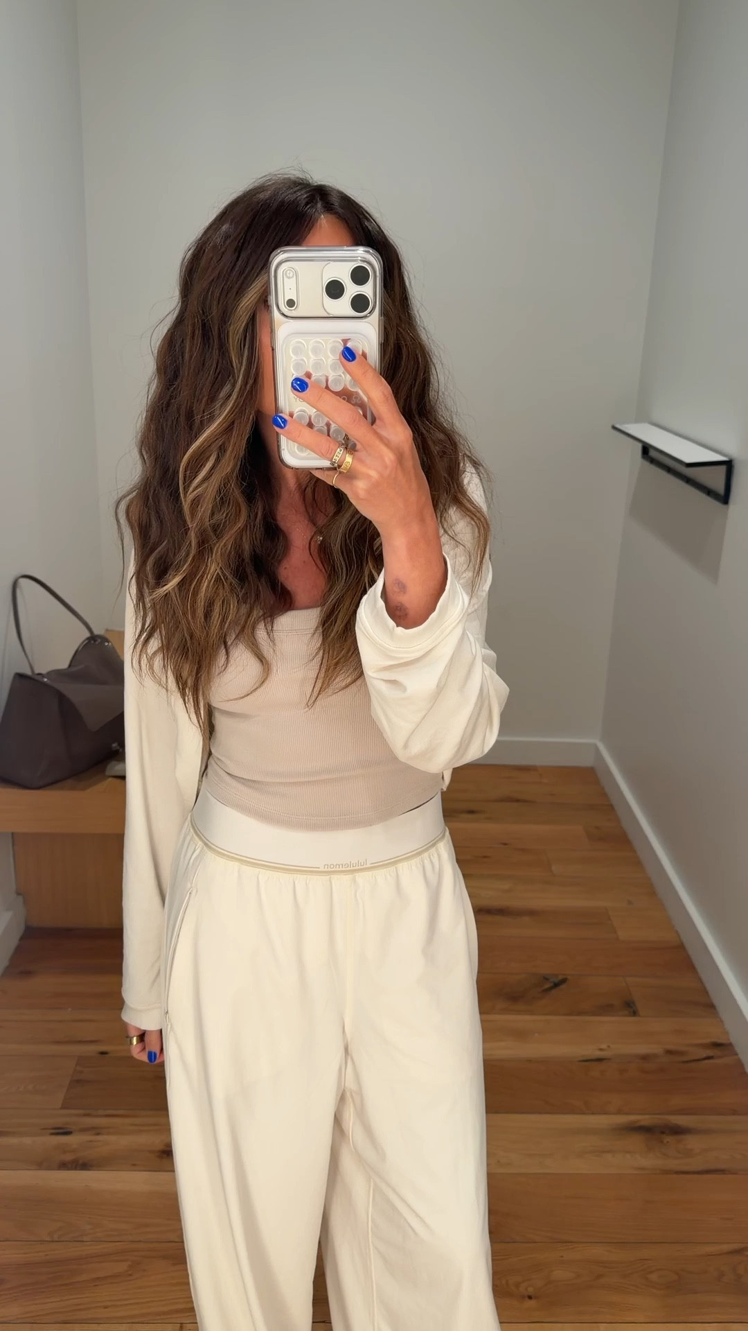 Love this shrug and pants from @lululemon - small in both. Tank is old! 

#LTKOver40 #LTKPetite #LTKActive