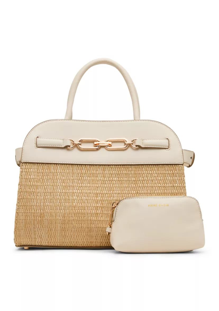 Straw Satchel Bag | Belk