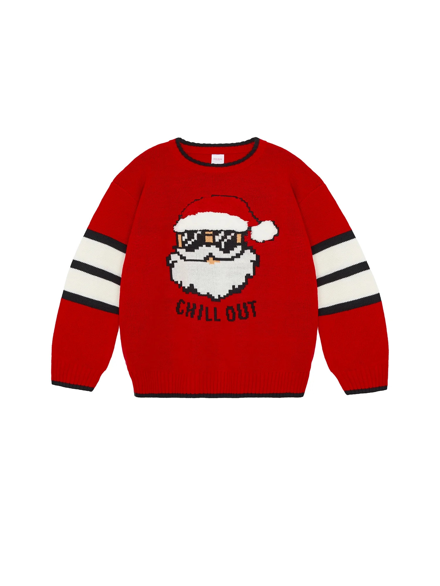 Holiday Time Toddler Boys Santa Chill Out Christmas Sweater, Sizes 12M-5T | Walmart (US)