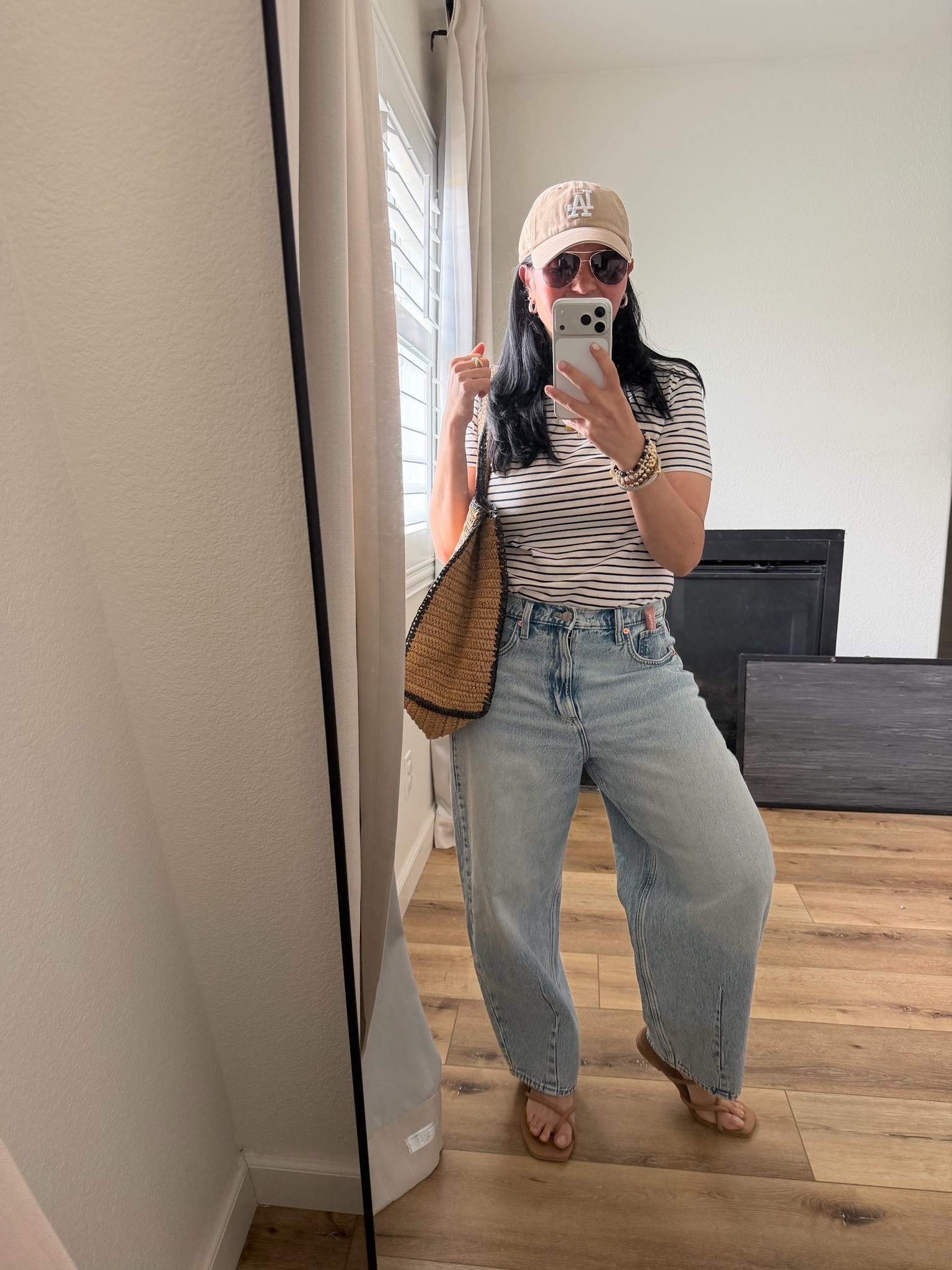 medium in the tee and 10 one the jeans

#LTKootd #LTKgrwm #LTKmomlife