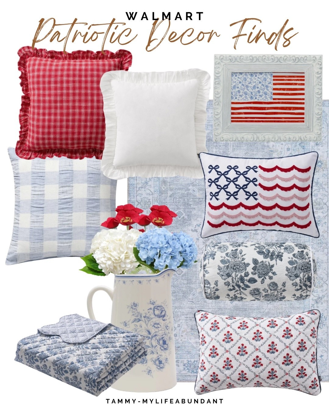 Walmart Patriotic Decor
#walmart