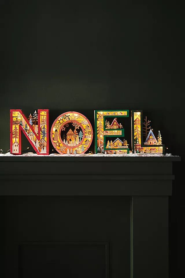 Monogram Wonderland Light-Up Scene | Anthropologie (US)