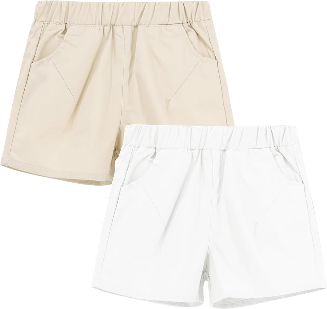 Toddler Boys Chino Shorts - Summer Cloths Twill Shorts for Kids | Amazon (US)