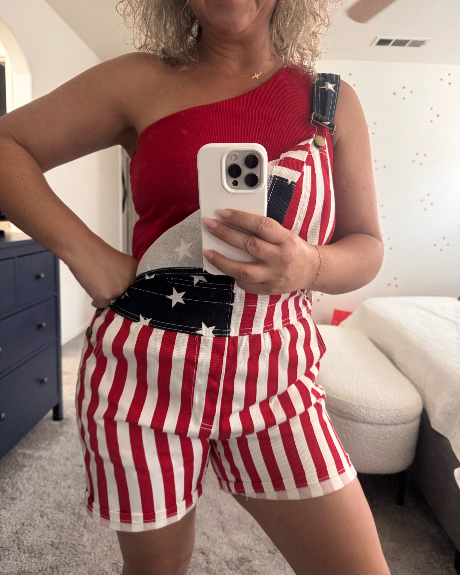 RED, WHITE & BLUE! 🇺🇸
You can’t get as festive as this. Comfy, patriotic & fun!

#LTKSeasonal #LTKootd #LTKMidsize