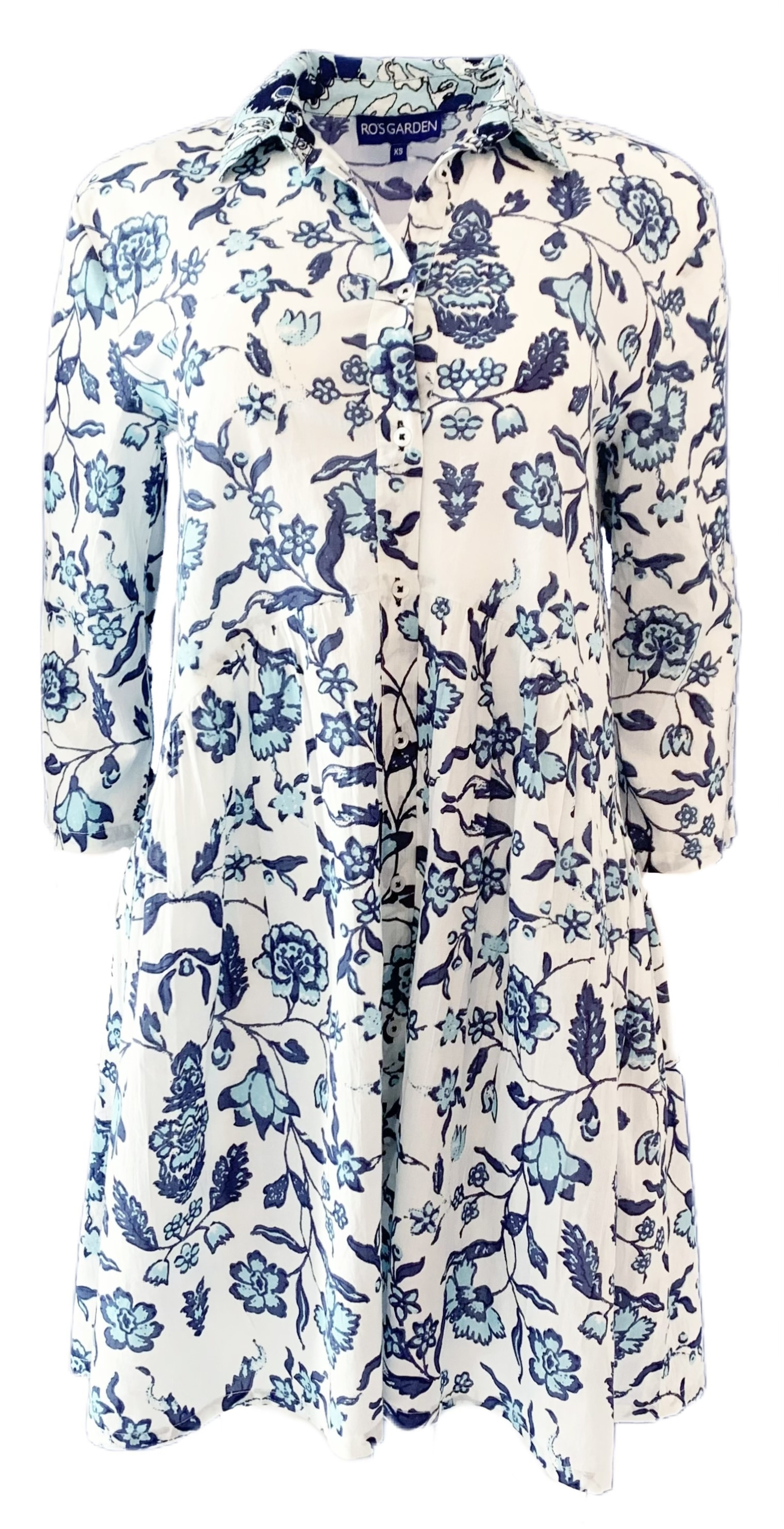 Ro's Garden Deauville Dress, Benjamin Blue | Monkee's of Mount Pleasant