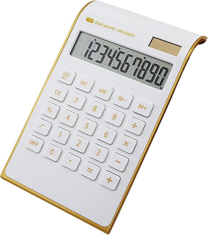 Dual Powered Ultra Thin Solar Calculator for Home Office - Desktop With Tilted LCD Display, Busin... | Amazon (CA)