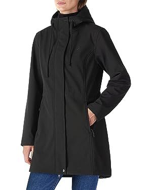Outdoor Ventures Women's Lightweight Waterproof Fleece Lined Hooded Softshell Rain Jacket, Warm W... | Amazon (US)