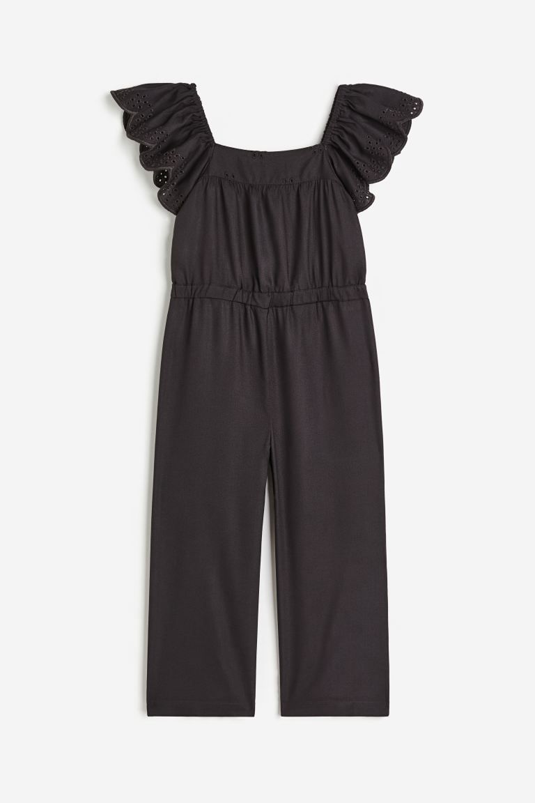 Eyelet Embroidered Jumpsuit | H&M (US + CA)