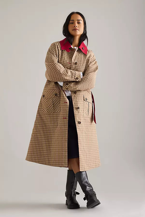 Damson Madder Anja Reversible Trench Coat | Anthropologie (UK)