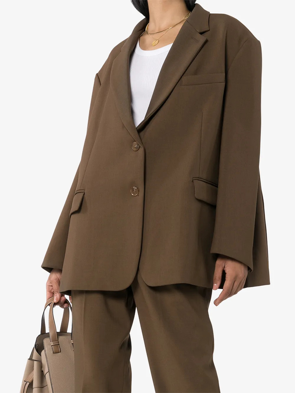 Bea loose-fit blazer | Farfetch Global