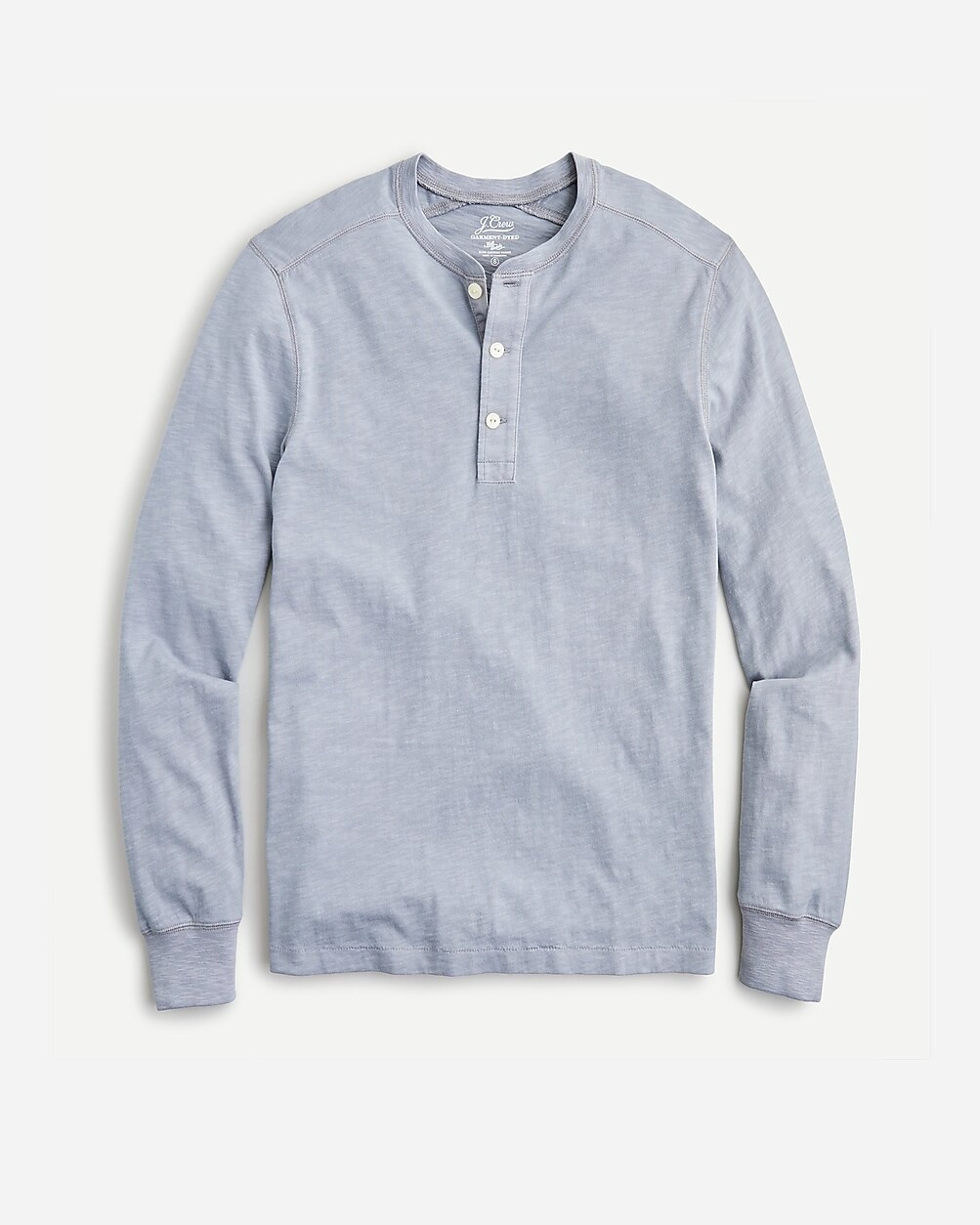 Garment-dyed slub cotton henley | J. Crew US