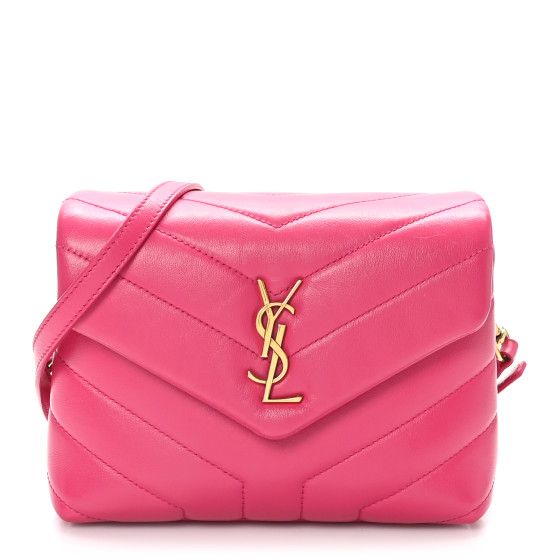 Calfskin Y Quilted Monogram Toy Loulou Crossbody Bag Freesia | FASHIONPHILE (US)
