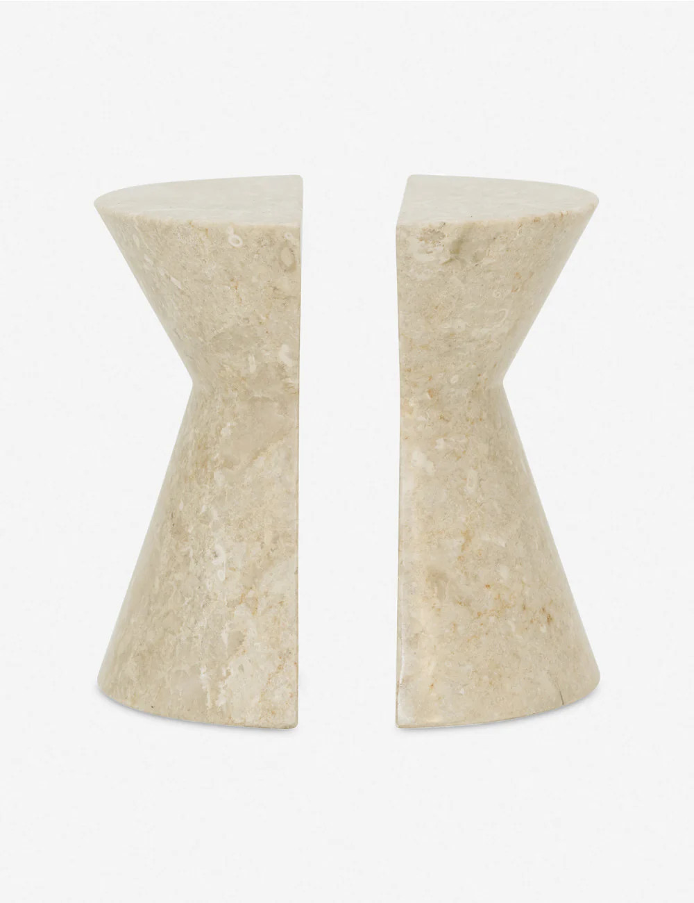 Lucca Marble Bookends (Set of 2) | Lulu and Georgia 
