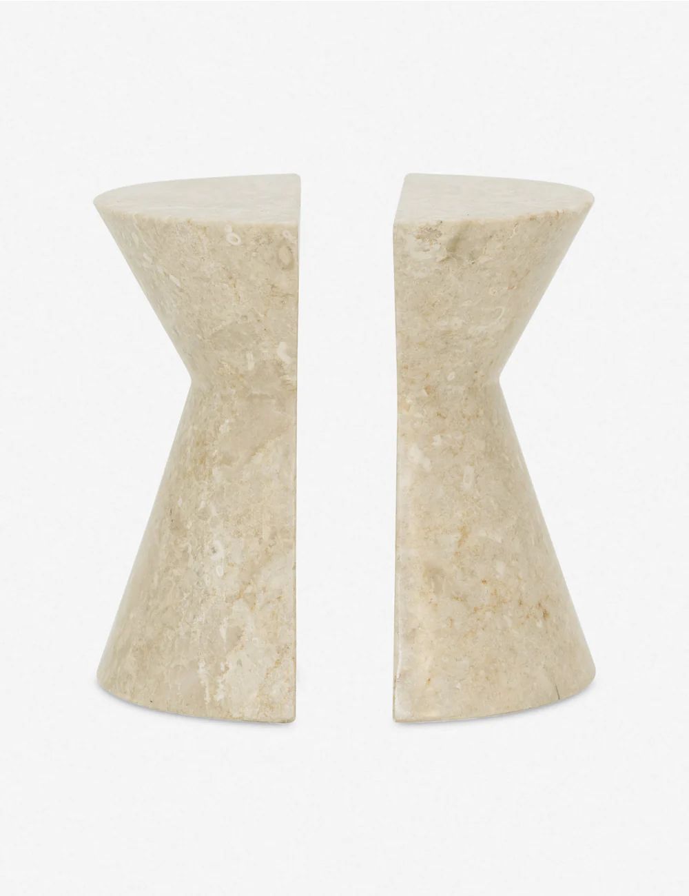 Lucca Marble Bookends (Set of 2) | Lulu and Georgia 