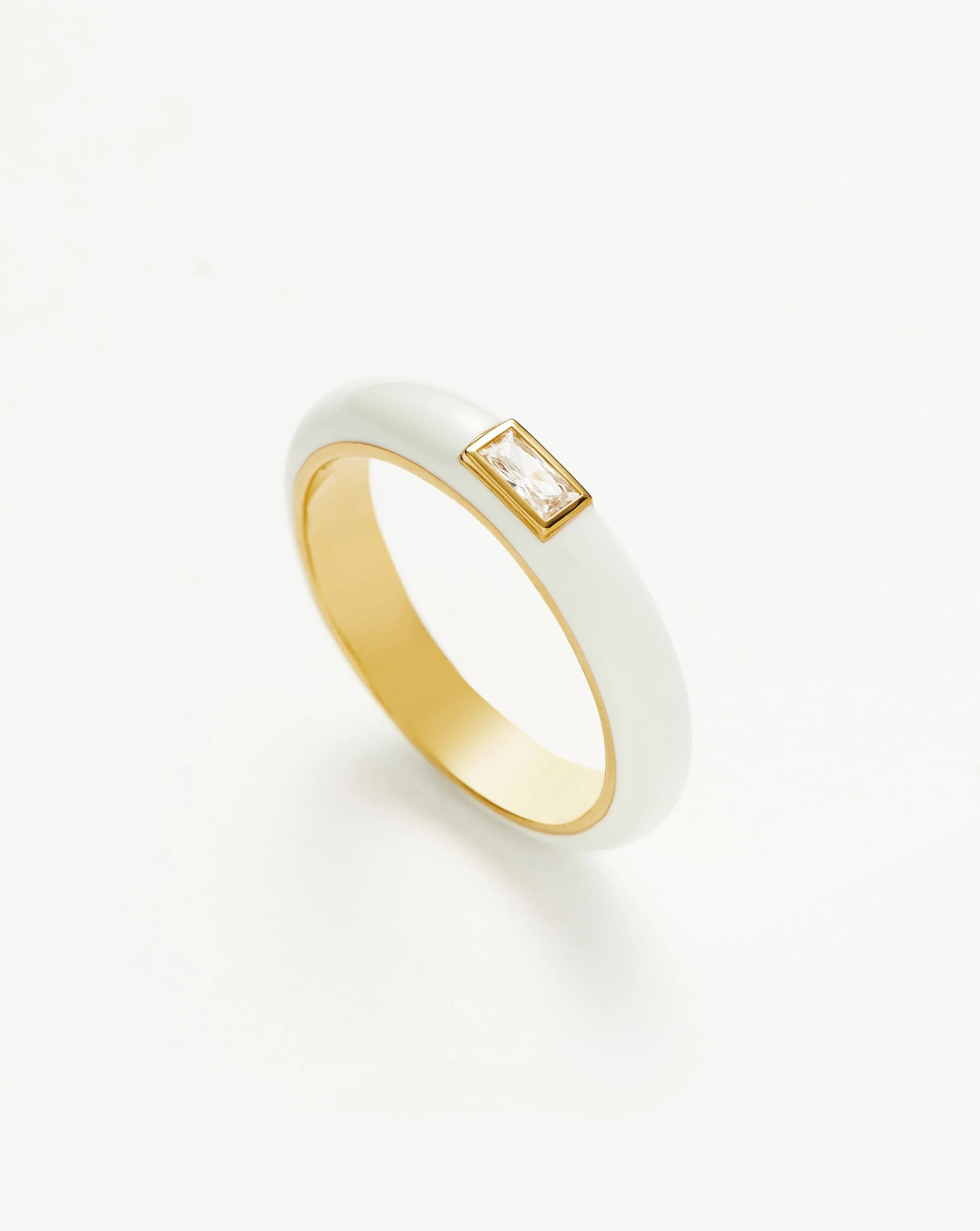 Enamel & Stone Stacking Ring Rings | Missoma