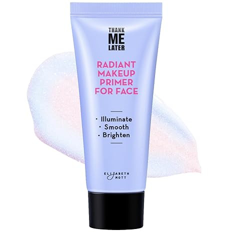 Elizabeth Mott Thank Me Later Radiant Face Primer - Illuminating & Hydrating Makeup Base with Nia... | Amazon (US)