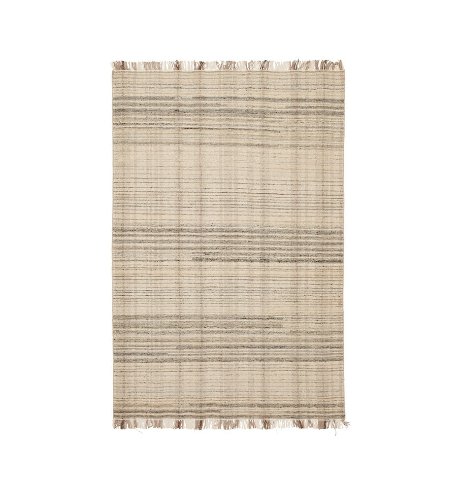 Plaid Dhurrie Flatweave Rug | Rejuvenation