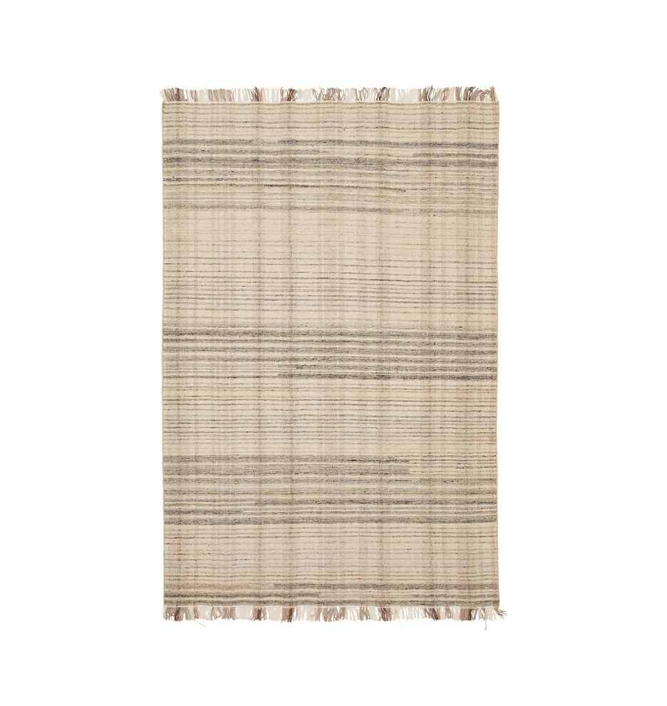 Plaid Dhurrie Flatweave Rug | Rejuvenation