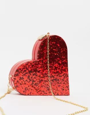 ASOS DESIGN heart clutch bag | ASOS (Global)