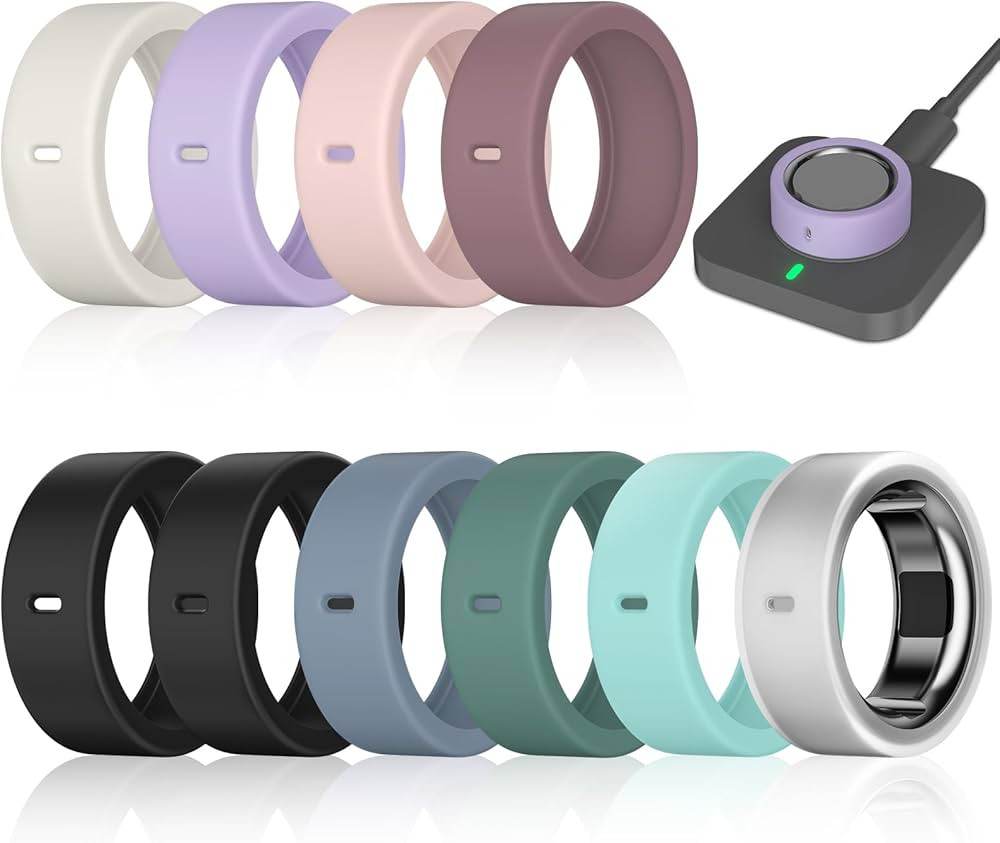 10 Pack Ring Cover Compatible with Oura Ring Gen 4/Oura Ring Gen 3 Horizon/Gen 3 Heritage, Surpor... | Amazon (US)