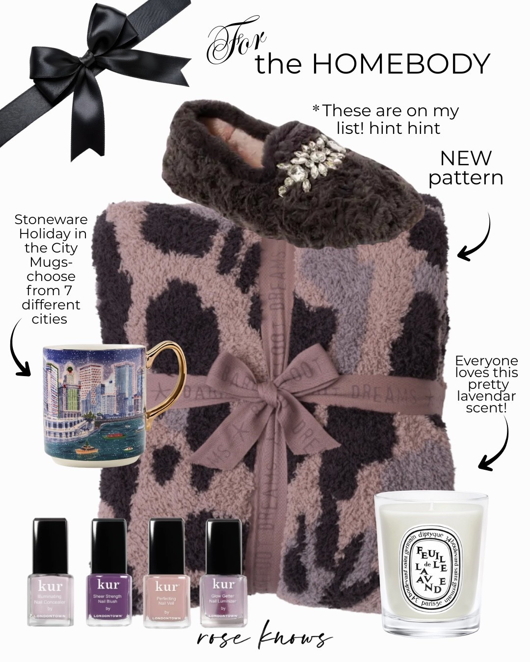 Cost gifts for the girl who’s happy staying in❤️ 
Add hot cocoa or wine to the gift bundle to complete the theme💕

#LTKFindsUnder100 #LTKHome #LTKGiftGuide