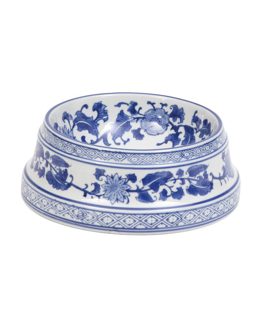 Chinoiserie Pet Bowl | TJ Maxx