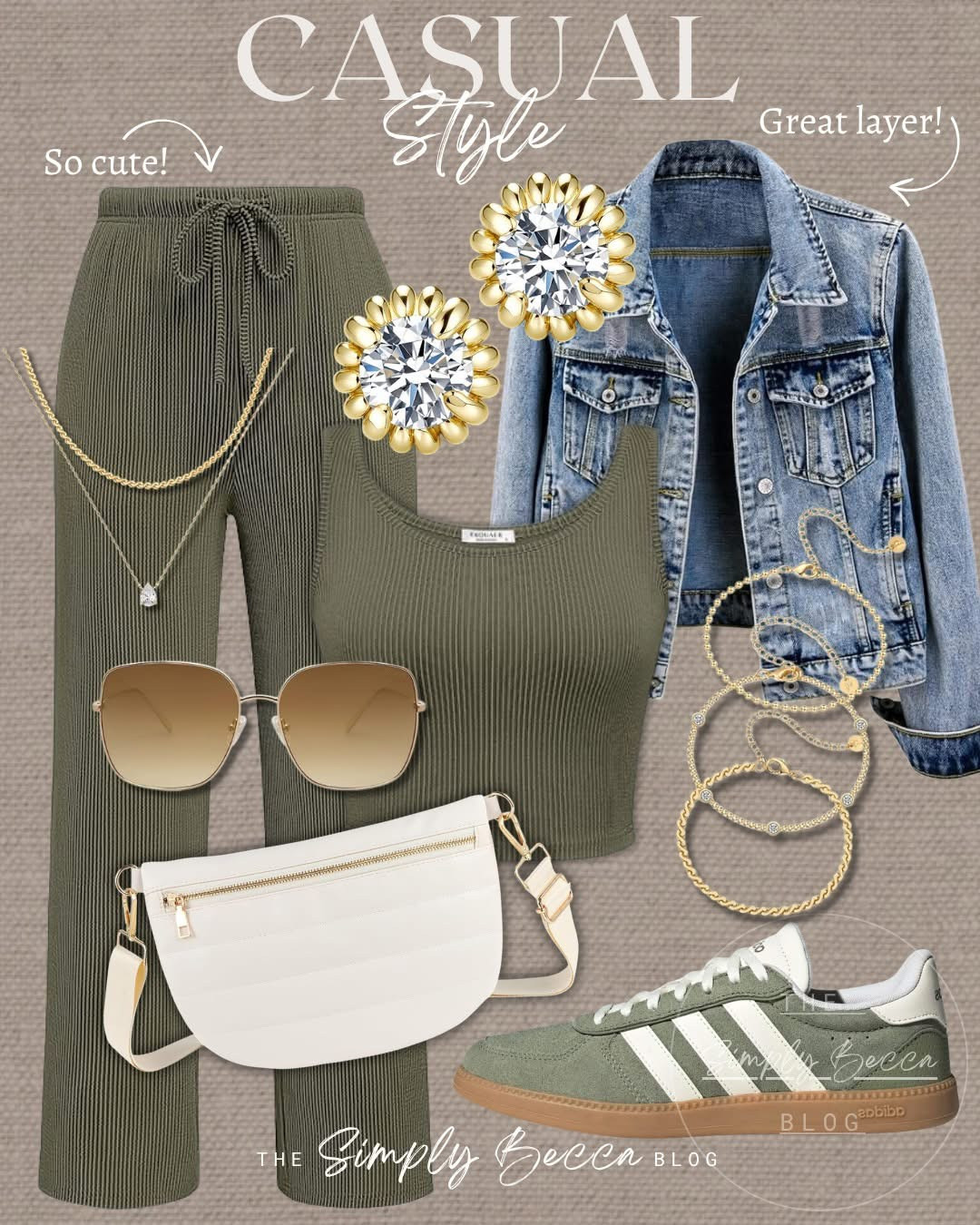 Y’all! 😮 This set comes with shorts, too. Perfect option for spring transitioning into summer!

@amazon @adidas 

 #ltkwomens #amazon #green #springoutfits #casualstyle #LTKootd #LTKmomlife #LTKSeasonal