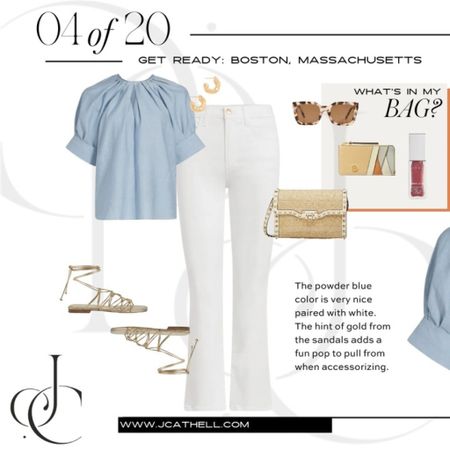 The beautiful blue accents in The Langham inspired this casual linen look from Saks.

#LTKshoecrush #LTKtravel #LTKstyletip