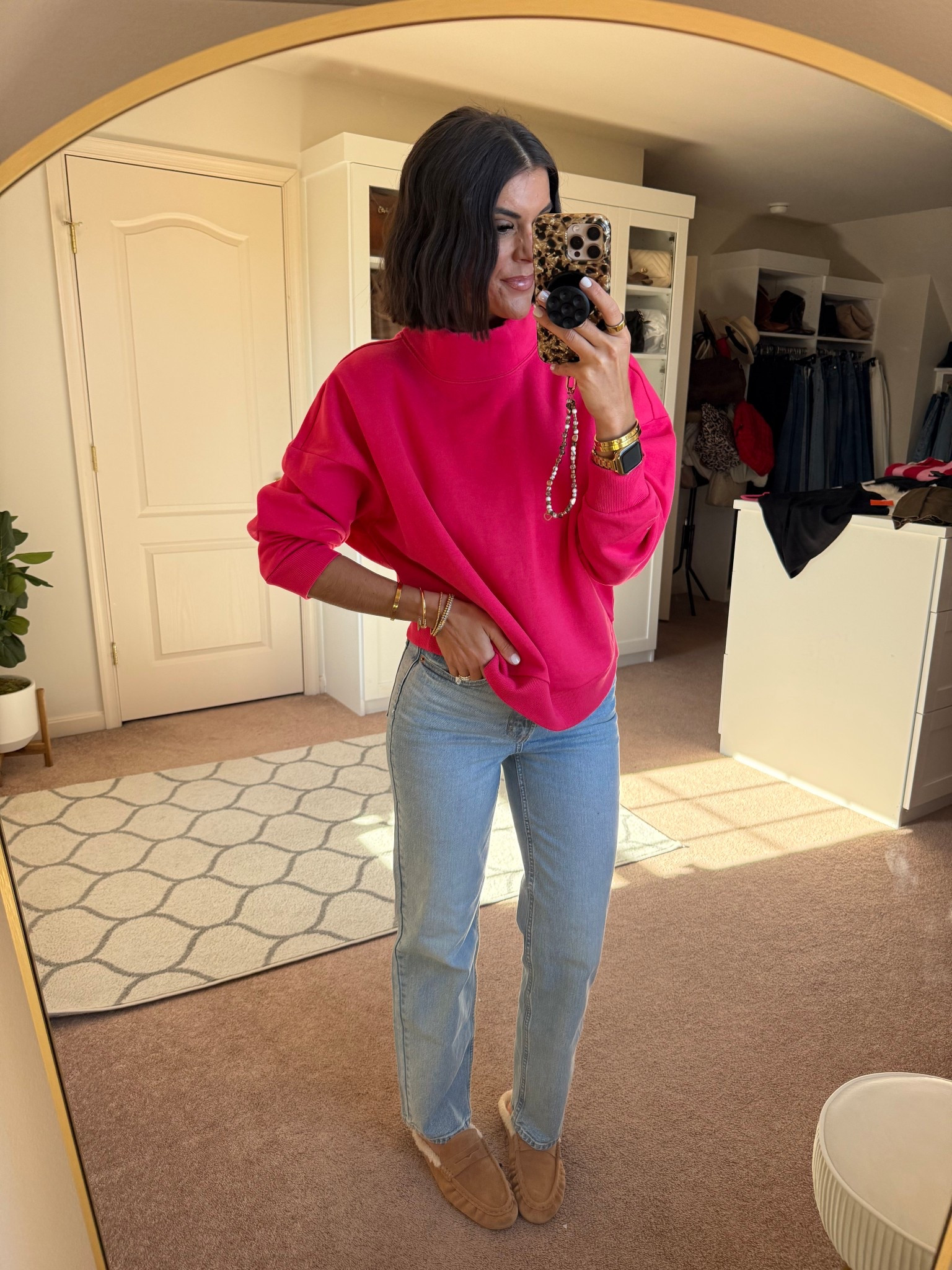 Love this Target pullover!! I’m 5’5 and in size small. Size 2 regular length in Target jeans. 

#LTKSaleAlert #LTKFindsUnder100 #LTKmorningroutine