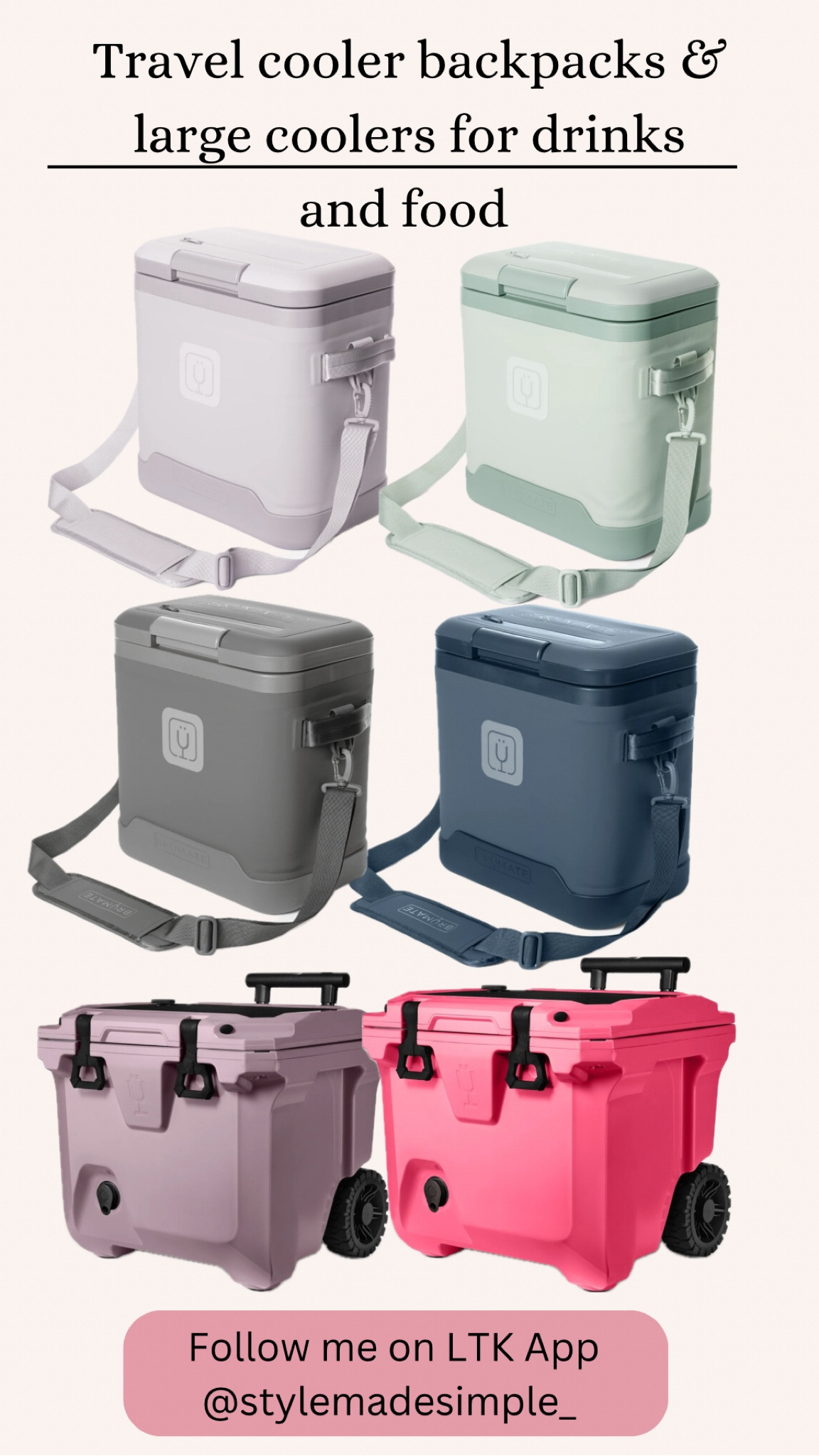 Brumate Food cooler , brumate drink cooler, backpack food cooler , travel food cooler #brumate #foodcooler #travelcooler  

#LTKGiftGuide #LTKFamily #LTKTravel