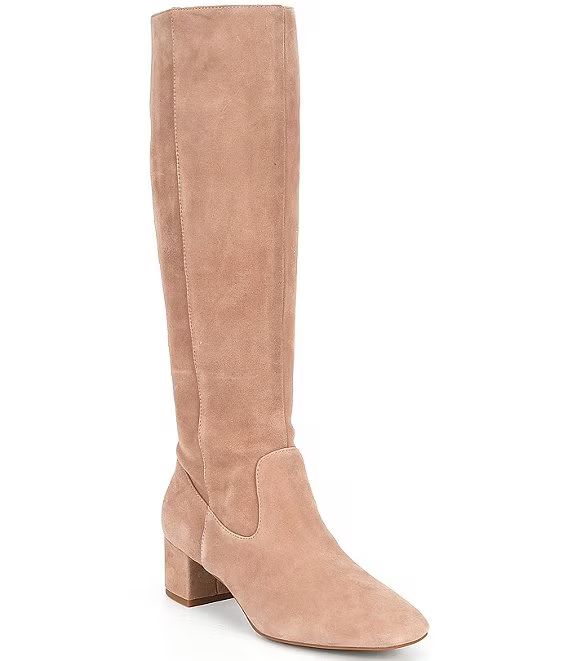 Prizelle Tall Shaft Suede Boots | Dillard's