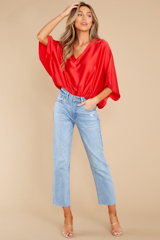 Can You Feel It Red Top | Red Dress 